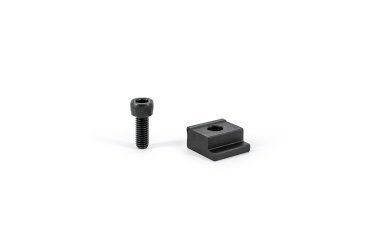 Haltestück nach DIN 9832 - inkl. Schraube M6 - Stahl, gefräst - Spannhöhe 6 - 6,3 mm