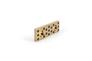 Gleitplatte, BmF, s = 10 mm; 75 x 250 mm, Form B, 6 Schrauben