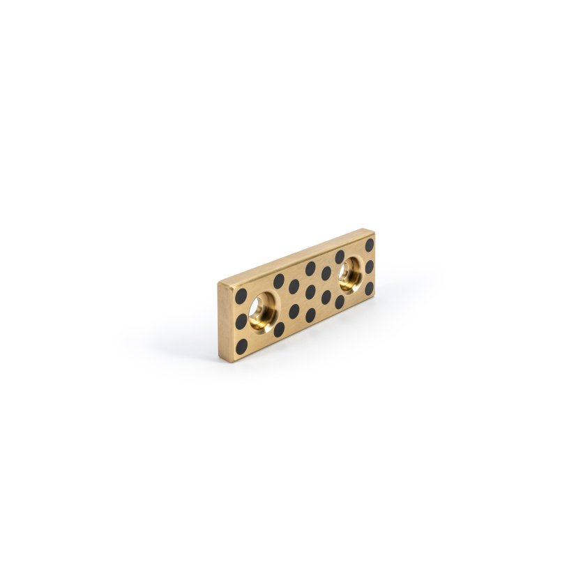 Gleitplatte, BmF, s = 10 mm; 35 x 100 mm, Form A, 2 Schrauben